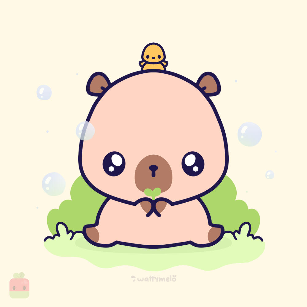 9. Bubbles Time! ∙ Lower the transparency of the bubbles layer for a realistic look. Shade the top with light blue and the bottom with green, then add white blobs for a glossy effect.