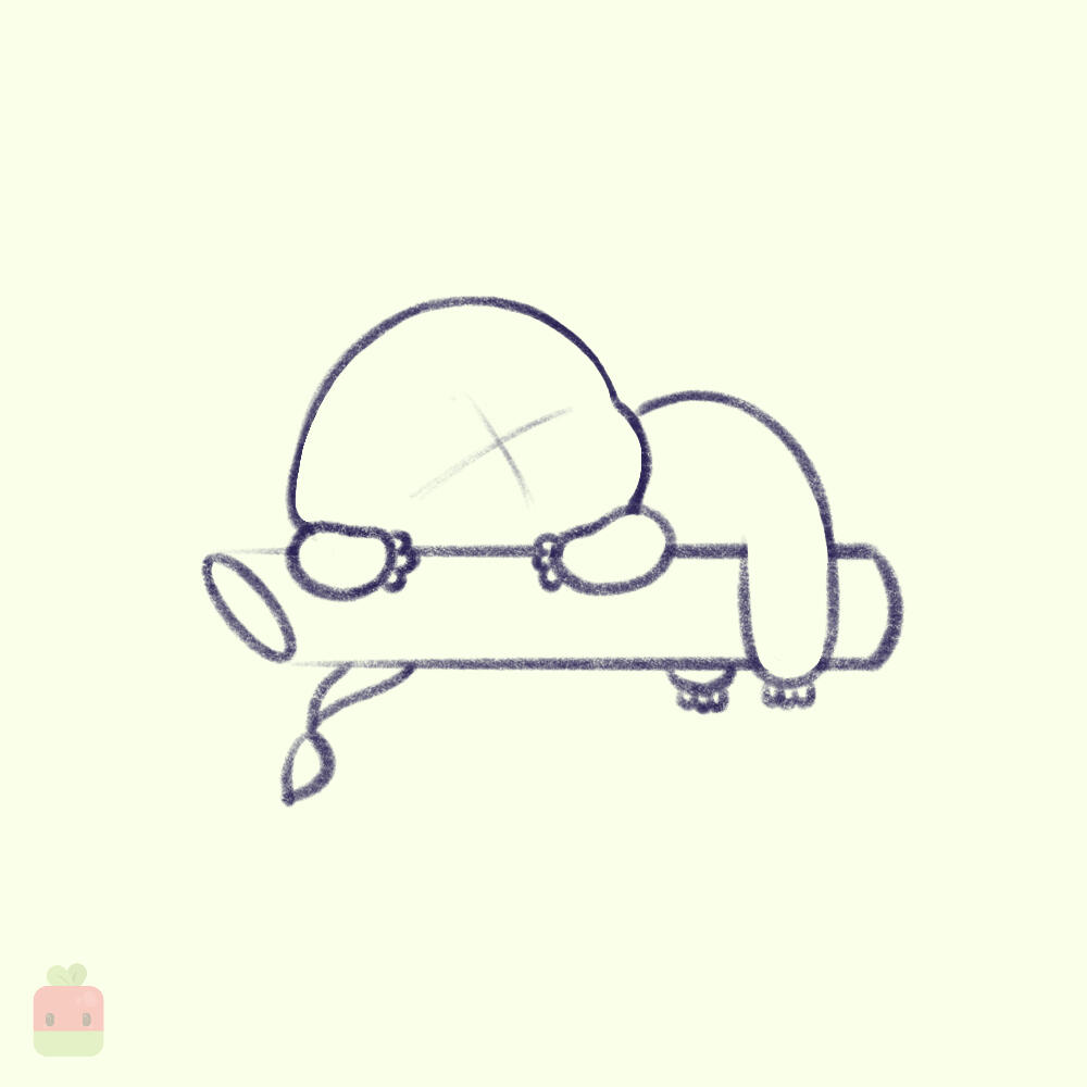 4. Refine the Body ∙ Refine the hands, legs and face by giving them more shape and definition. Add sets of long nails to the sloth&#39;s arms and legs.