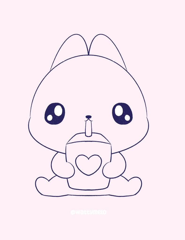 6. Add the Juice Box ∙ Create a 3D rectangular shape with a symbol of your choice on it, and add a small straw sticking out from the top.